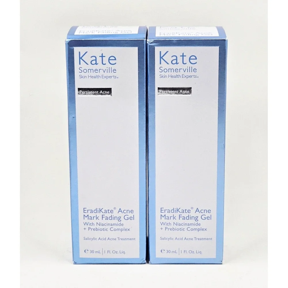 Kate Somerville EradiKate Acne Mark Fading Gel 2pk 1oz New Salicylic Acid